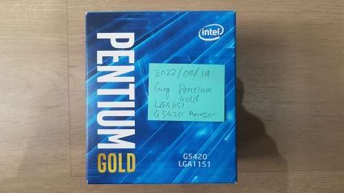 Intel Pentium Gold G5420 processor (LGA1151 socket)