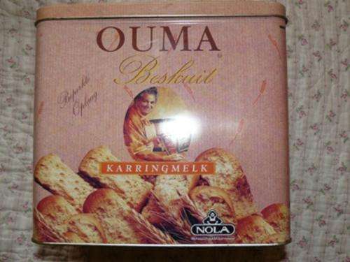 ***LIMITED EDITION, "BEPERKTE OPLAAG/UITGAWE?"GROOOOOT OUMA BESKUIT BLIK, SO GOED SOOS NUUT!!!***