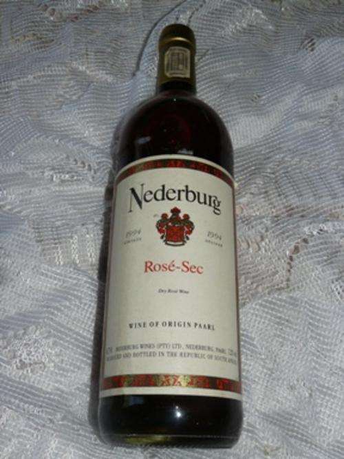 !!!COLLECTORS!!! ADD THIS ONE! CERTIFIED -NEDERBURG ROSE-SEC 1994 VINTAGE/OESJAAR DO NOT MISS OUT!!!