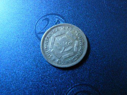 *** 1957 6D SUID-AFRIKA : SOUTH AFRICA !!! ELIZABETH II REGINA ***