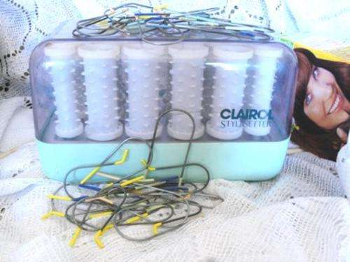 CLAIROL STYLESETTER - ELECTRIC CURLERS SET IN CASING,PLUG,ORIGINAL PINS-WORKING!!