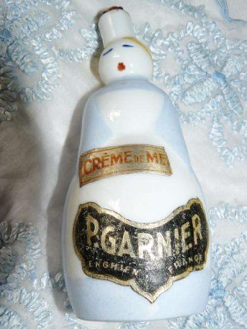 **PRETTY LITTLE P. GARNIER ENGHIEN FRANCE-CREME DE ME?? LIQUEUR? + MADAM STILL HAS SOME CONTENTS***