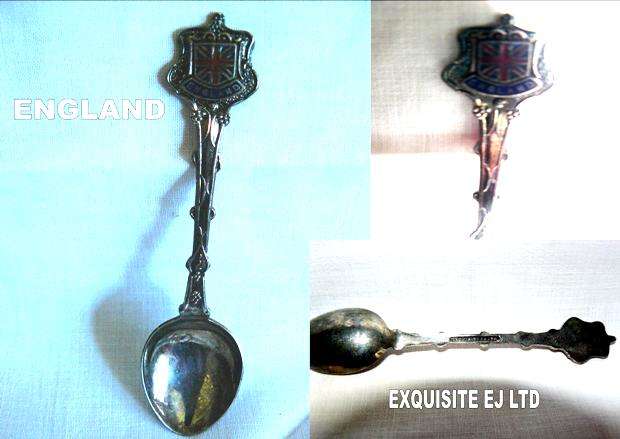 *****PRETTY ENGLAND - EXQUISITE EJ LTD COLLECTOR'S SPOON***