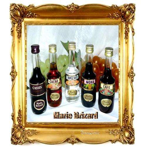 ****BEAUTIFUL collection of  MARIE BRIZARD miniatures - ALL SEALED AND FULL********