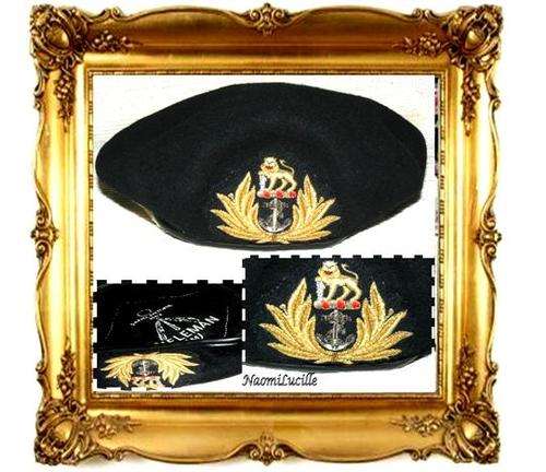 *****SA NAVY OFFICER'S BERET WITH BADGE*****