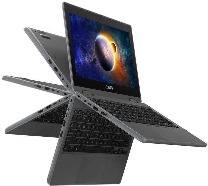Refurbished - Asus 11.6` HD Touch Screen Celeron N4500 4GB 128GB eMMC 4G Windows 10 Home Notebook