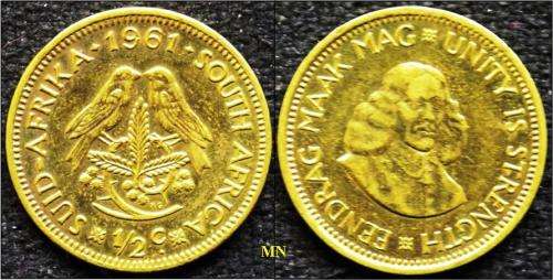 1/2c - Half cent - 1961 (polished)