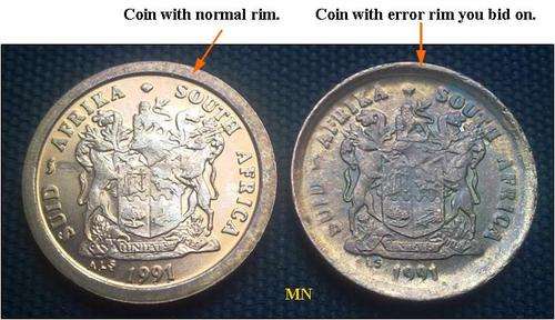 1991 error two cent (Refer to image)