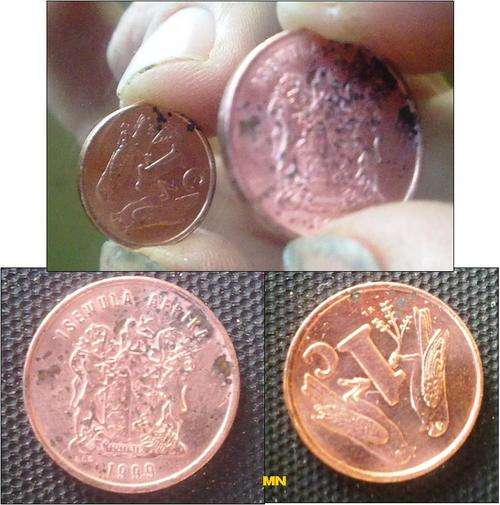 Error one cent coin 1999. (Look at image) rotated die