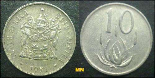 1971 ten cent. 10c
