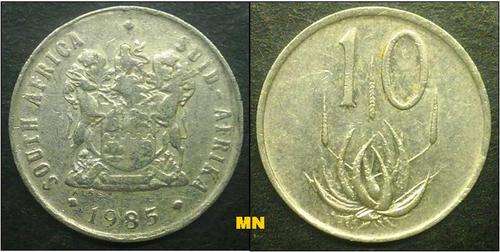 1985 ten cent. 10c