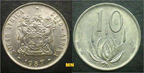 1987 ten cent.