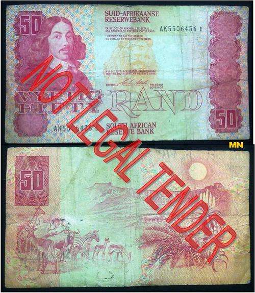 50 Rand note C.L.Stals # AK5506436