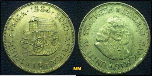 1964 Big 1 cent. good condition