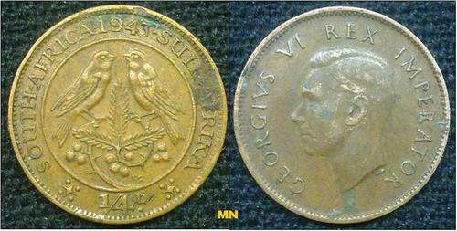 1943 1/4D. Rim mark