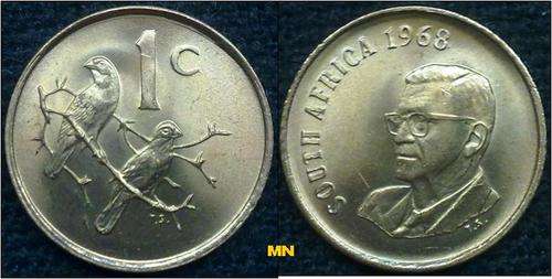 1c . One cent - 1968 English . UNC
