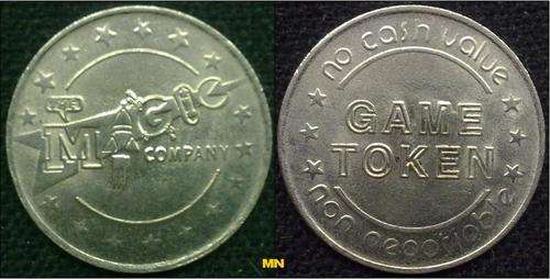 Game token - The Magic Company - silver colour type