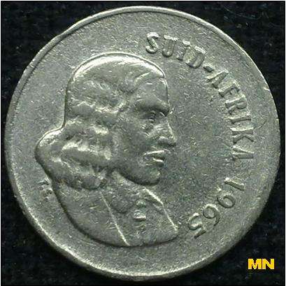 Five cent - 5c - 1965 - Afrikaans