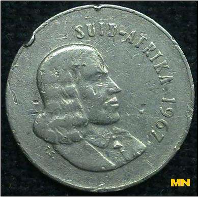 Five cent - 5c - 1967 - Afrikaans