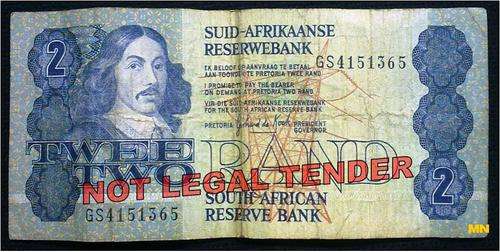 R2 - Two rand note - Gerhard de Kock - #GS 4151365