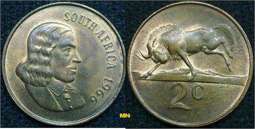 UNC - 2c - Two cent - 1966 - English