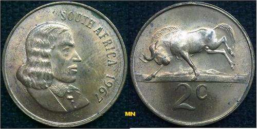 UNC - 2c - Two cent - 1967 - English