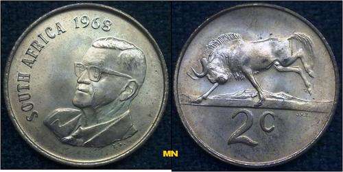 UNC - 2c - Two cent - 1968 - English