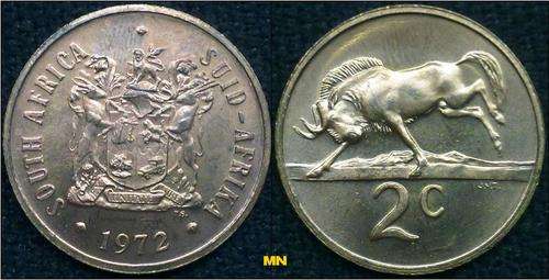 UNC - 2c - Two cent - 1972 - perfect