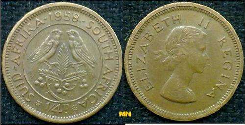 1/4D - Quarter penny - 1958