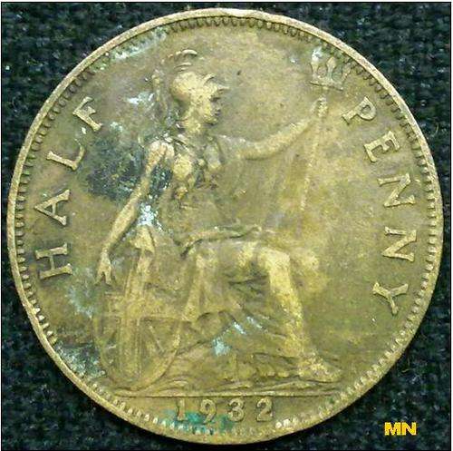 Great Britain - Half Penny - 1932