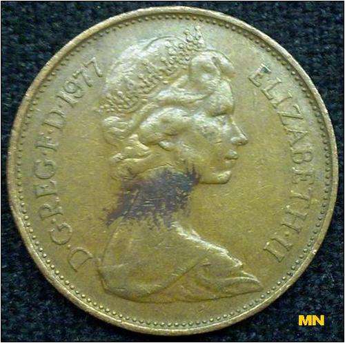 Great Britain - 2 New Pence - 1977