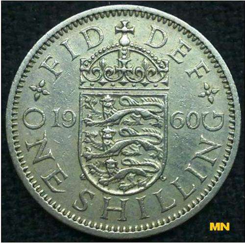 Great Britain - One Shilling - 1960