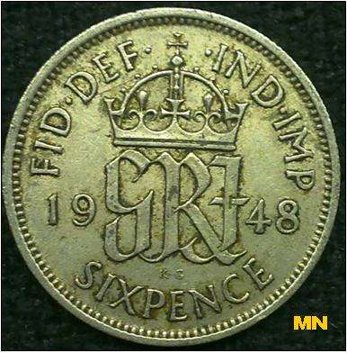 Great Britain - Six Pence - 1948