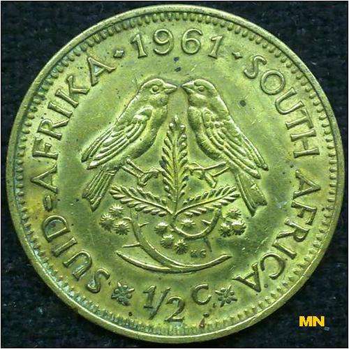 1/2 c - Half cent - 1961
