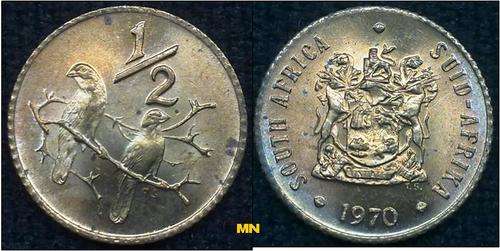 UNC - 1/2c - Half cent - 1970