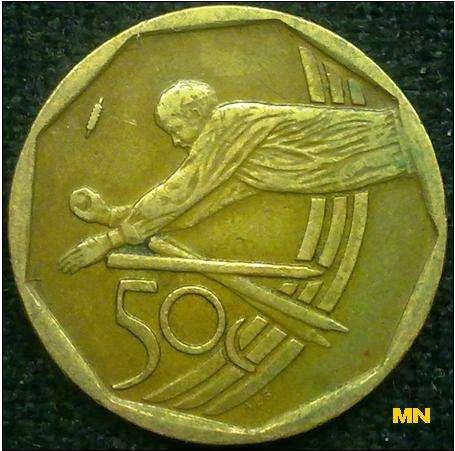 50c - Fifty cent - cricket - 2003