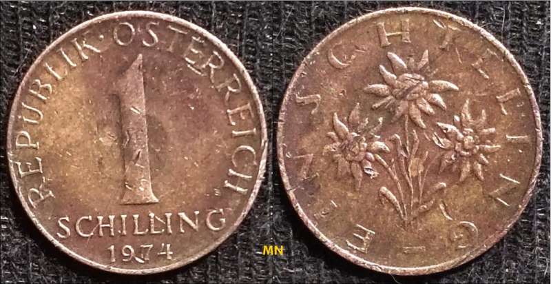 Austria 1 Schilling - 1974