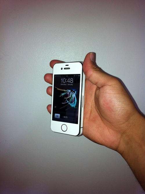 White Gloss iPhone 4 & 4s Skin Cover