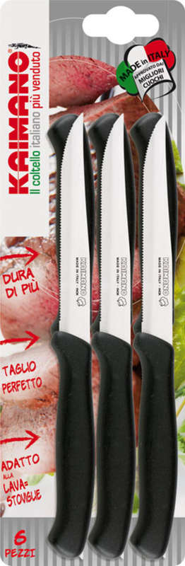 KAIMANO ITALICUS - 6 STEAK KNIVES