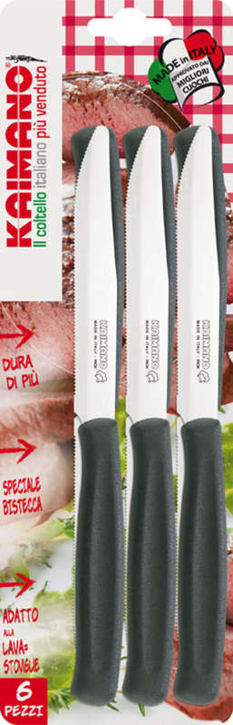 TWO FOR ONE: BUY 6 DINAMIK STEAK KNIVES AND RECEIVE 12 STEAK KNIVES