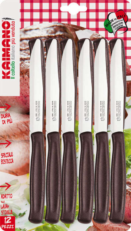 KAIMANO DINAMIK - 12 STEAK KNIVES