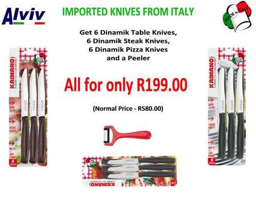 19 PCS KNIFE SET - IMPORTED FROM ITALY