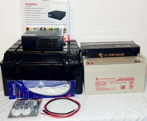 720W Inverter Trolley + 100ah Gel Battery (Plug & Play System)