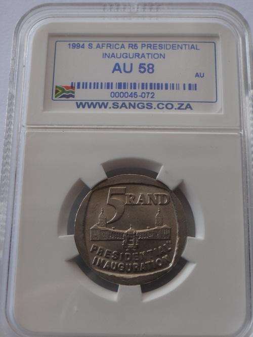 **** INAUGURATION R5 AU 58 (ALMOST UNCIRCULATED)