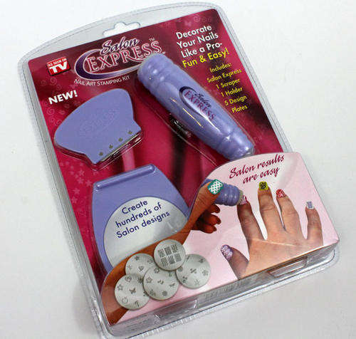 ***** AS SEEN ON TV.  NAIL ART STAMPING KIT SALON EXPRESS *****
