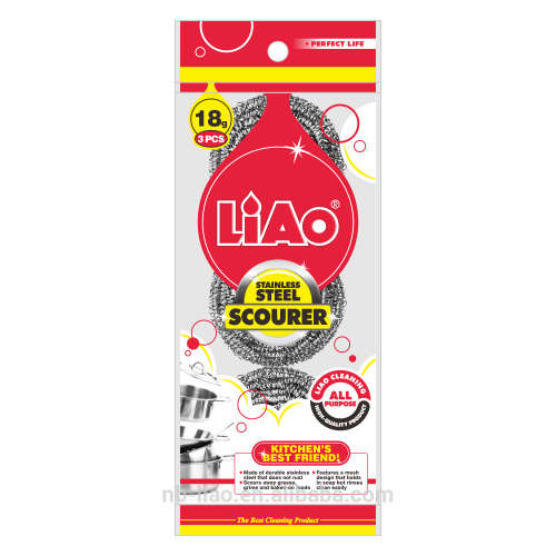 Stainless Steel Scourer 18g*3pcs high quality H130045