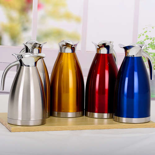 2L Double Wall Stainless Steel 2 Liter Vacuum Jug / Insulated Pot for Coffee, Tea&Water