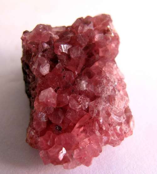 Rhodochrosite on Matrix, N'Chwaning I, Kalahari Manganese Field, Northern Cape, South Africa