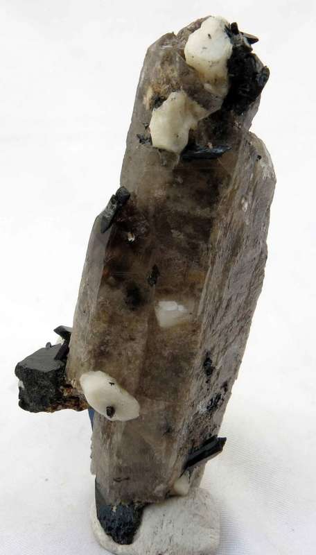 Aegerine & Microline on Quartz, Zomba Mnt, Malawi