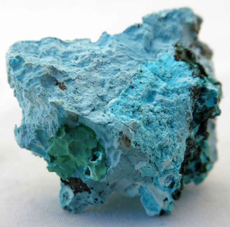 Chrysocolla, Malachite & Shattuckite Cluster, Tantara Mine, Congo
